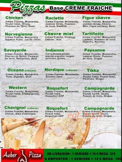 la Pizza d'Acosta — carte page 2