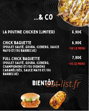 Mr Chicken — carte page 3