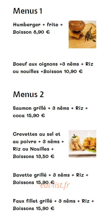 Villa steak house — carte page 3