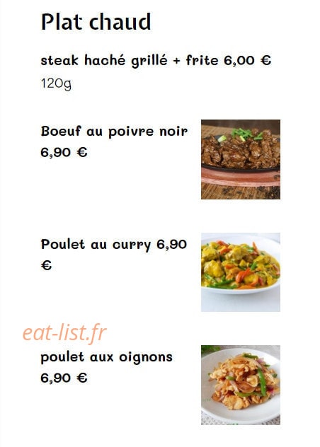 Villa steak house — carte page 8