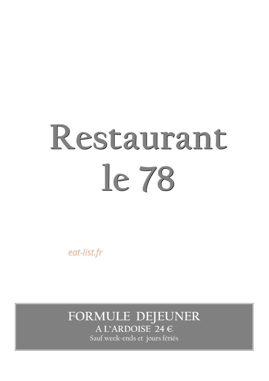 Le 78 — carte page 1