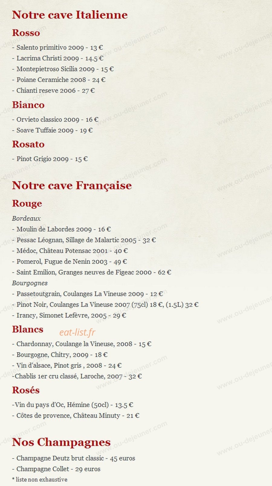 Piuma Pizza — carte page 6