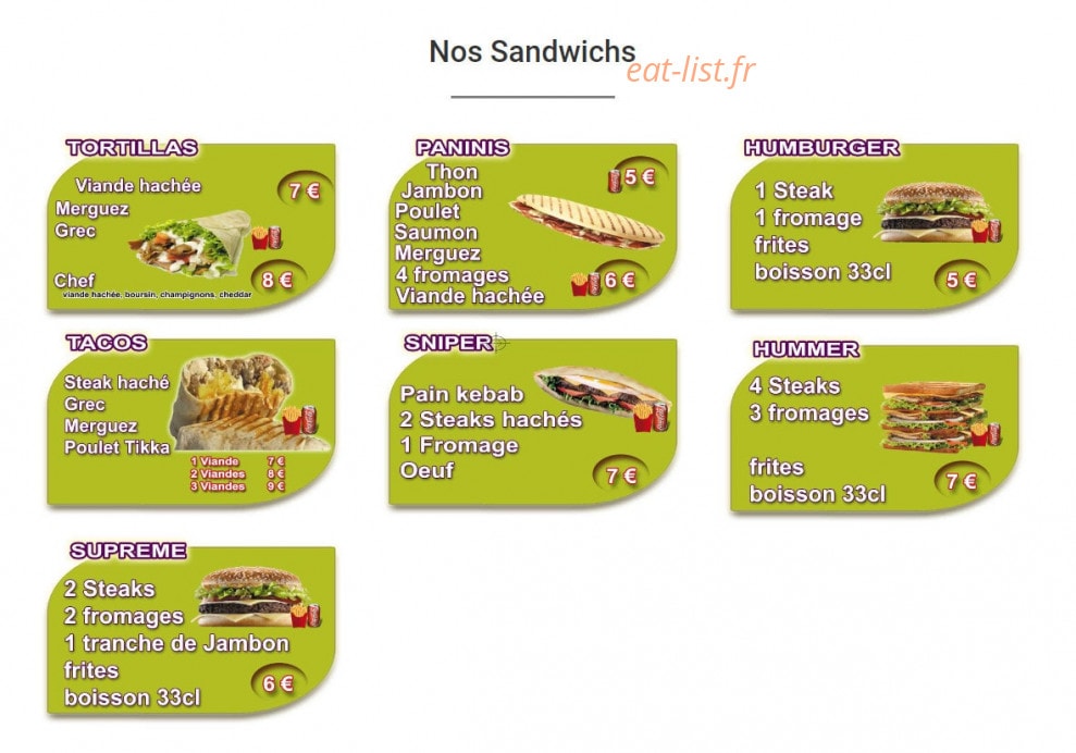 Veloce Pizza — carte page 5