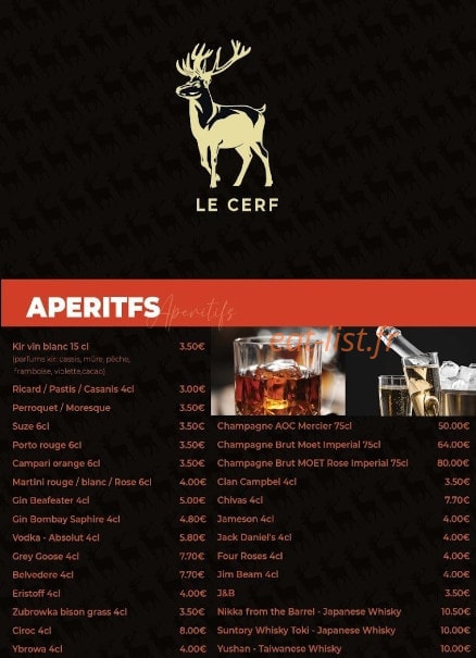 Le Cerf — carte page 6
