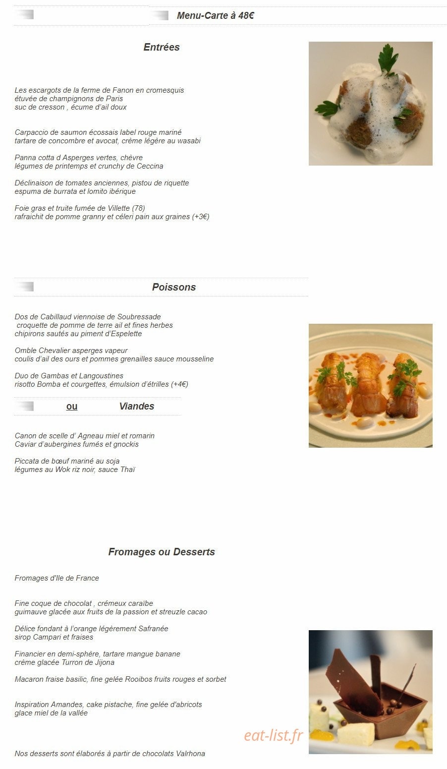 Le Clos de Chevreuse — carte page 1