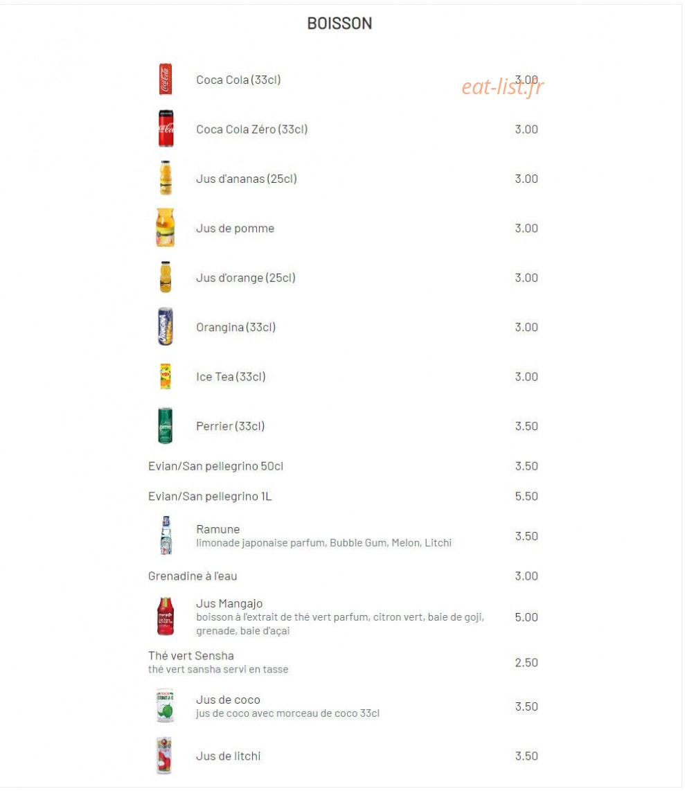 O bento — carte page 8