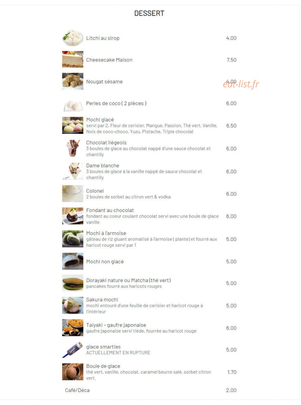 O bento — carte page 9