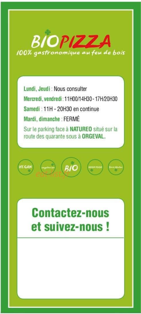 Biopizza — carte page 4