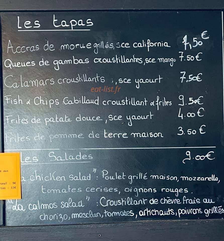 Le Calmos - burger chic — carte page 7