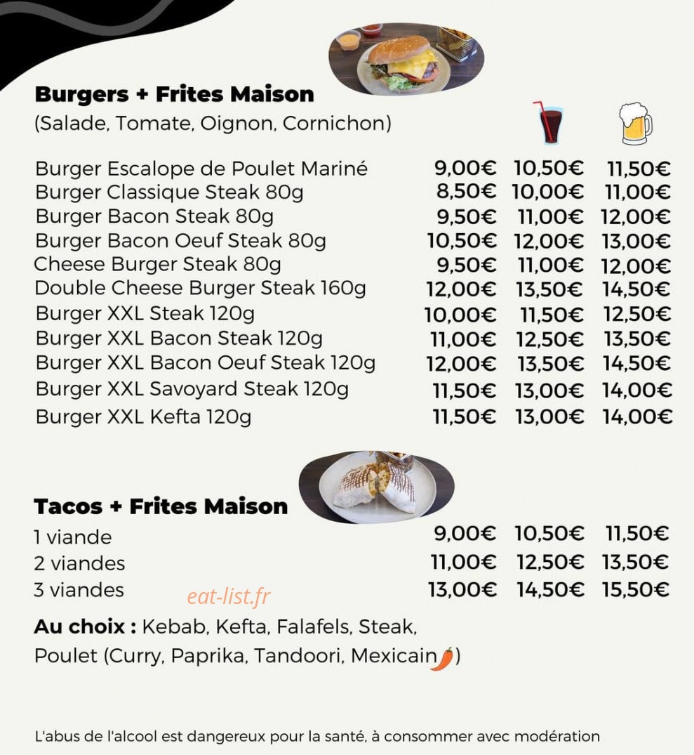 Les Saveurs — carte page 4