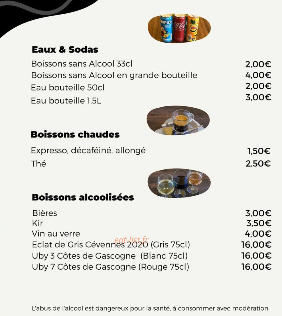 Les Saveurs — carte page 7