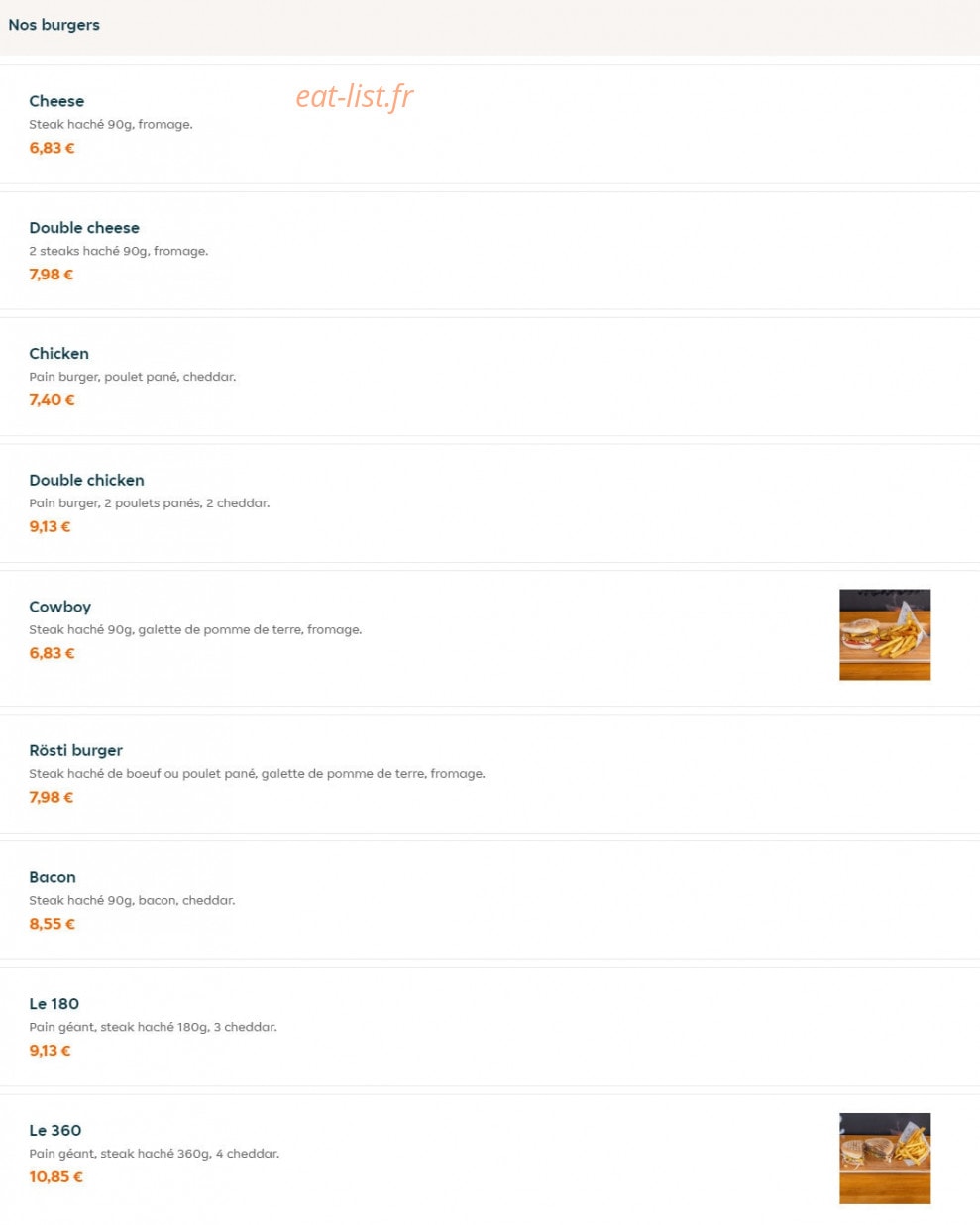 Nour Food — carte page 7