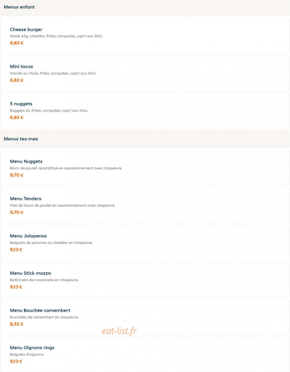 Nour Food — carte page 6
