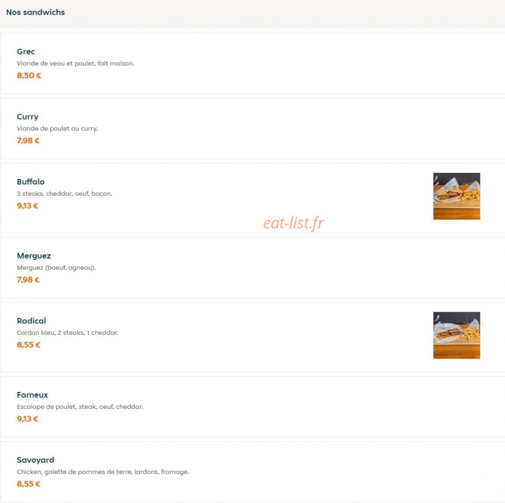 Nour Food — carte page 9