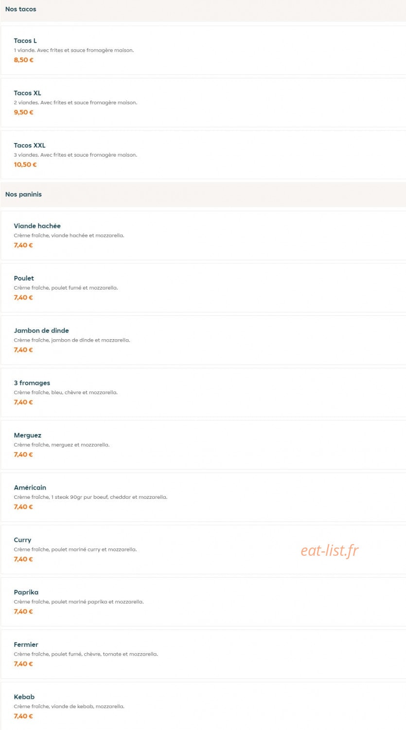 Nour Food — carte page 11