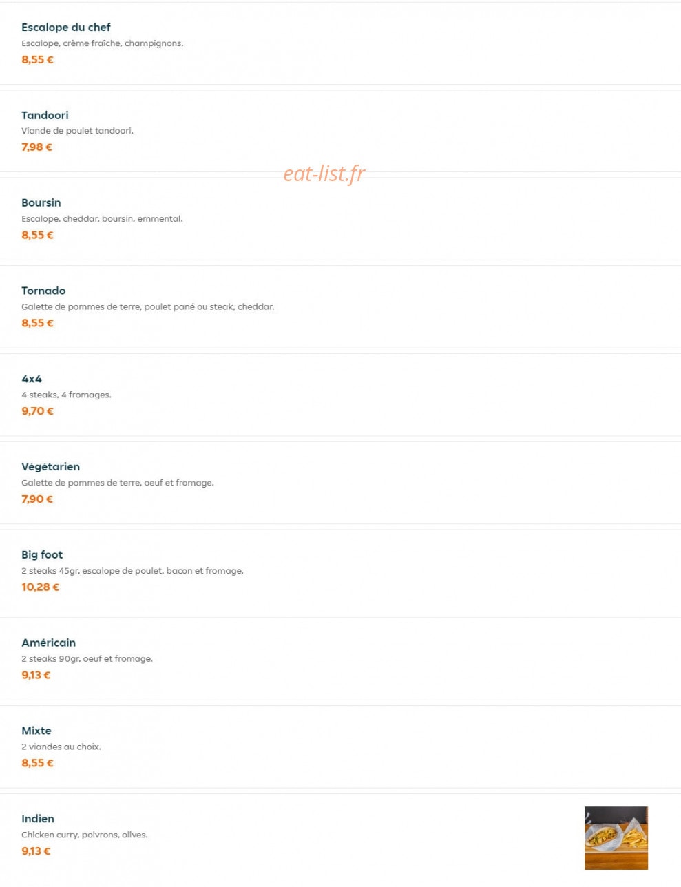 Nour Food — carte page 10