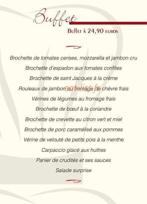 Traiteur Mariage — carte page 4