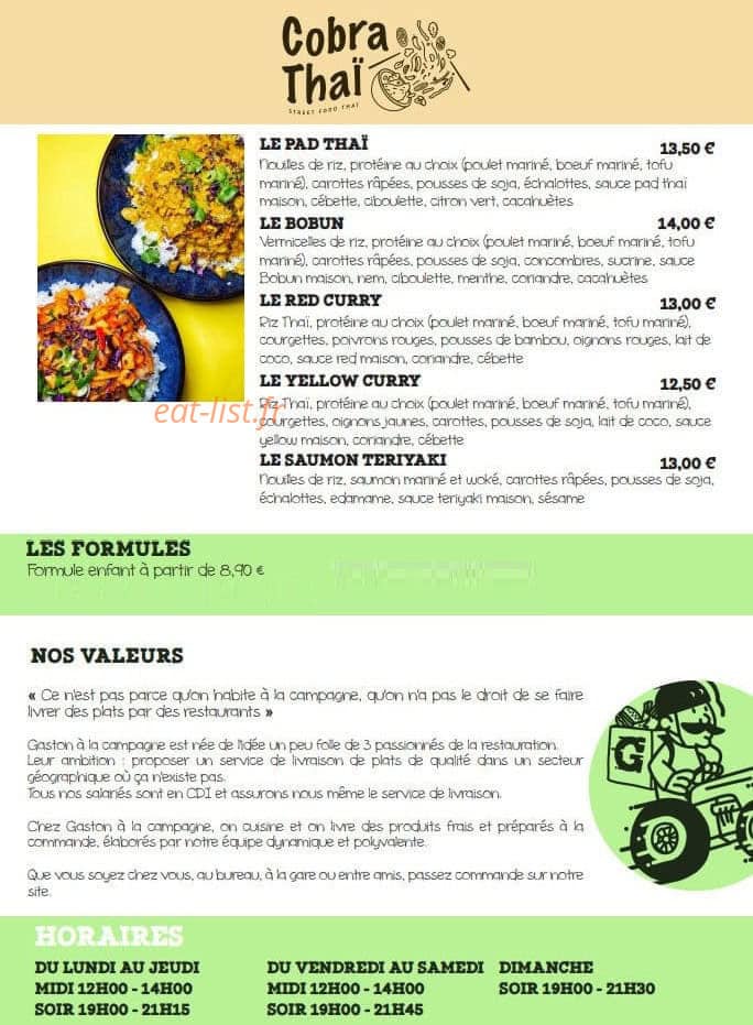 Gaston à la campagne — carte page 3