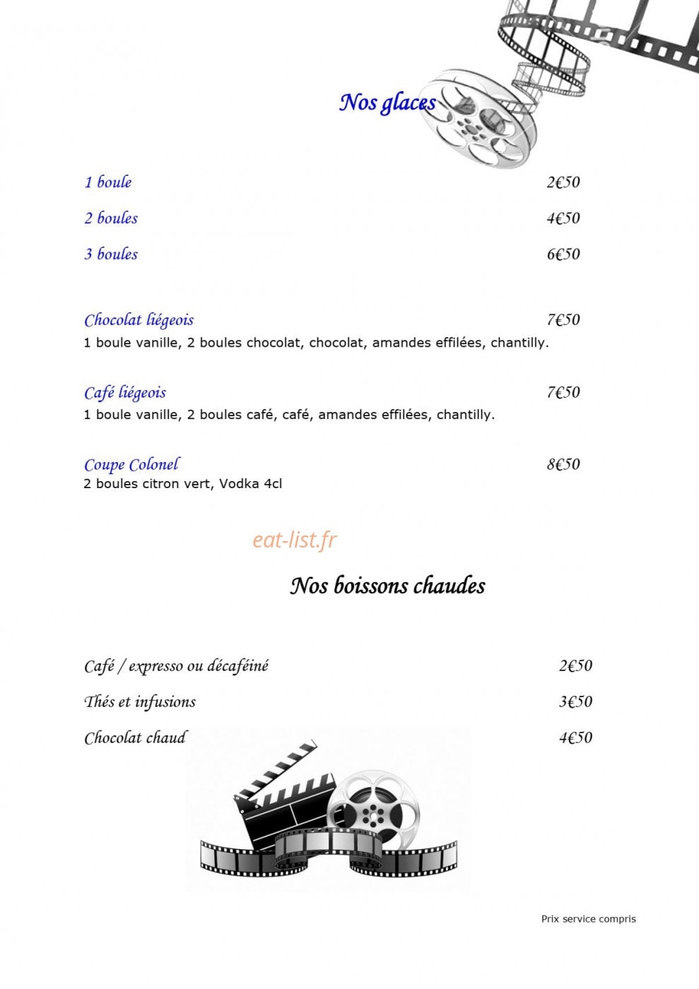 Crêperie Art'Letty — carte page 4