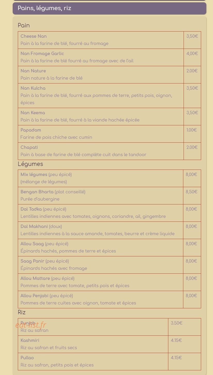 Jardin Du Kashmir — carte page 6