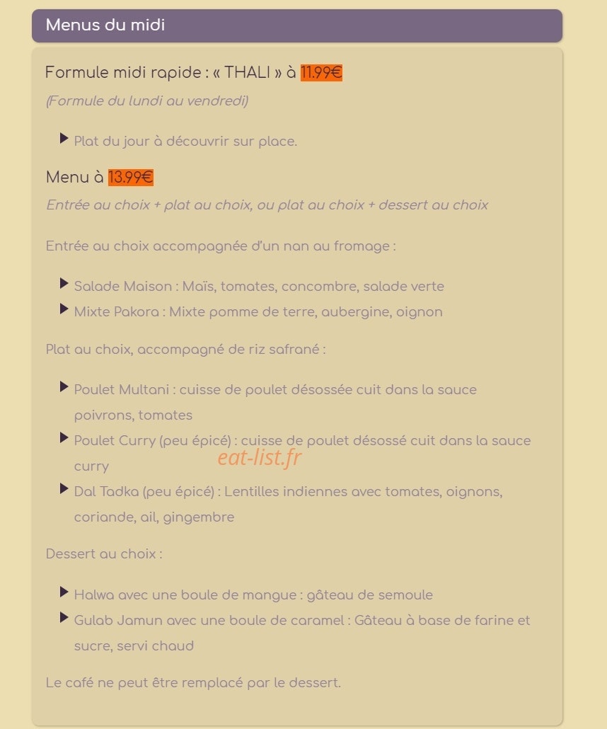 Jardin Du Kashmir — carte page 1