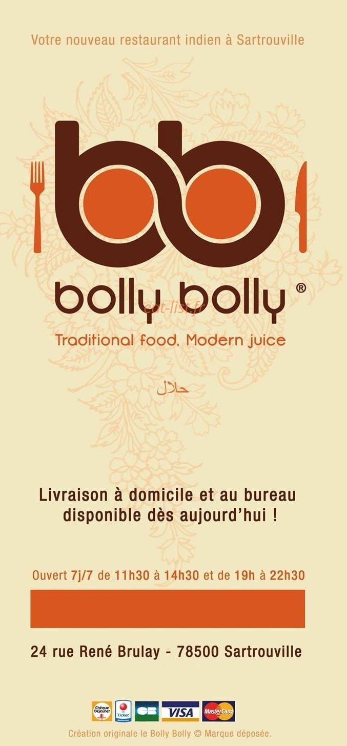 Bolly bolly — carte page 1