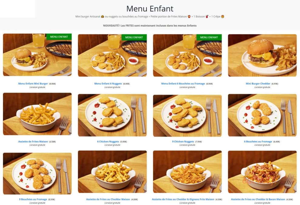 Burger Breton — carte page 7