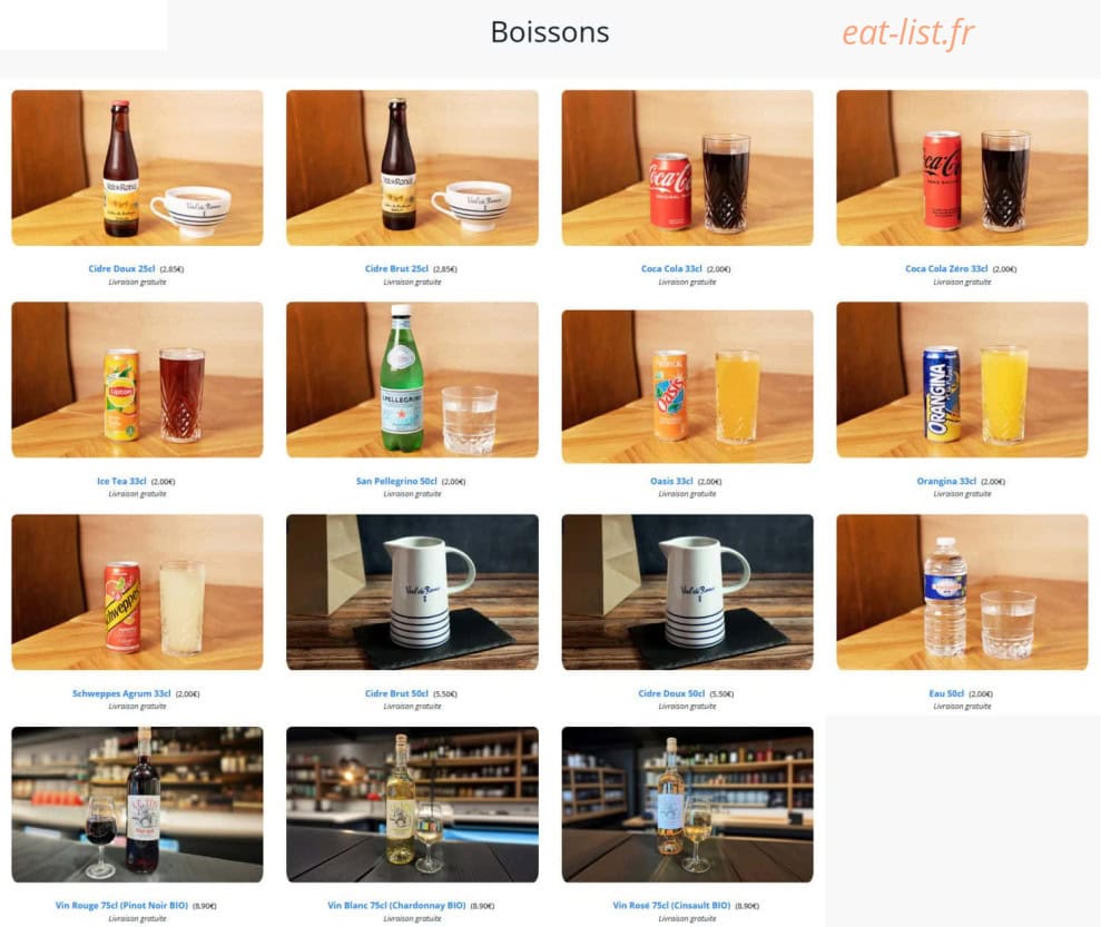 Burger Breton — carte page 4