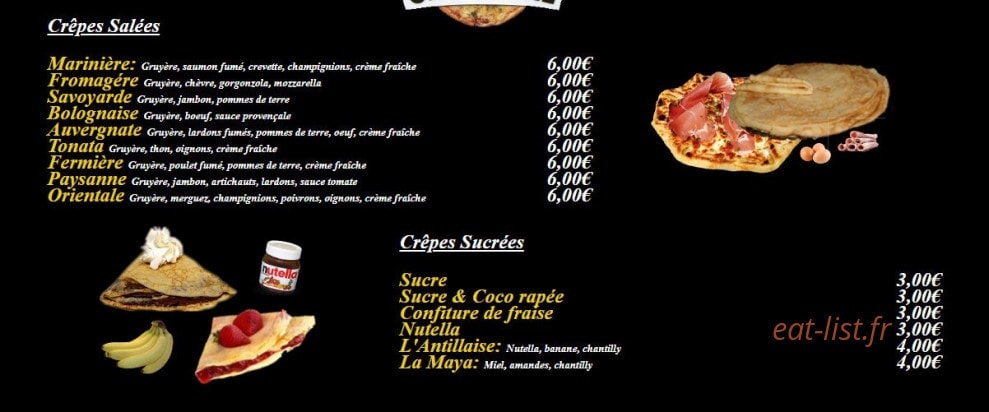 One to one pizza — carte page 5