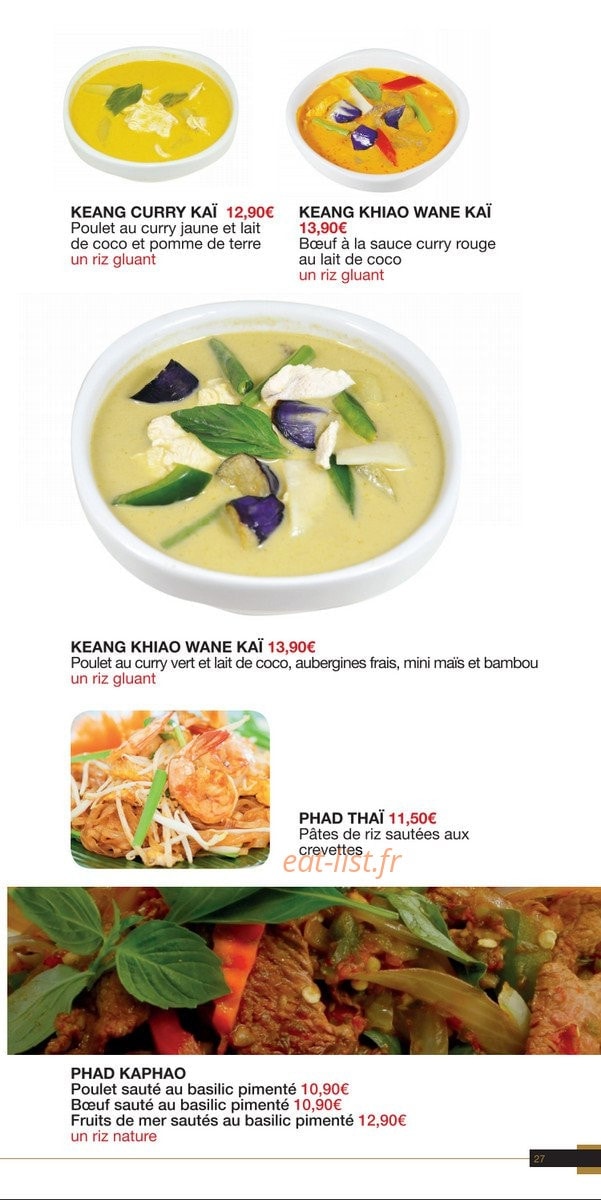 Yaka sushi — carte page 26