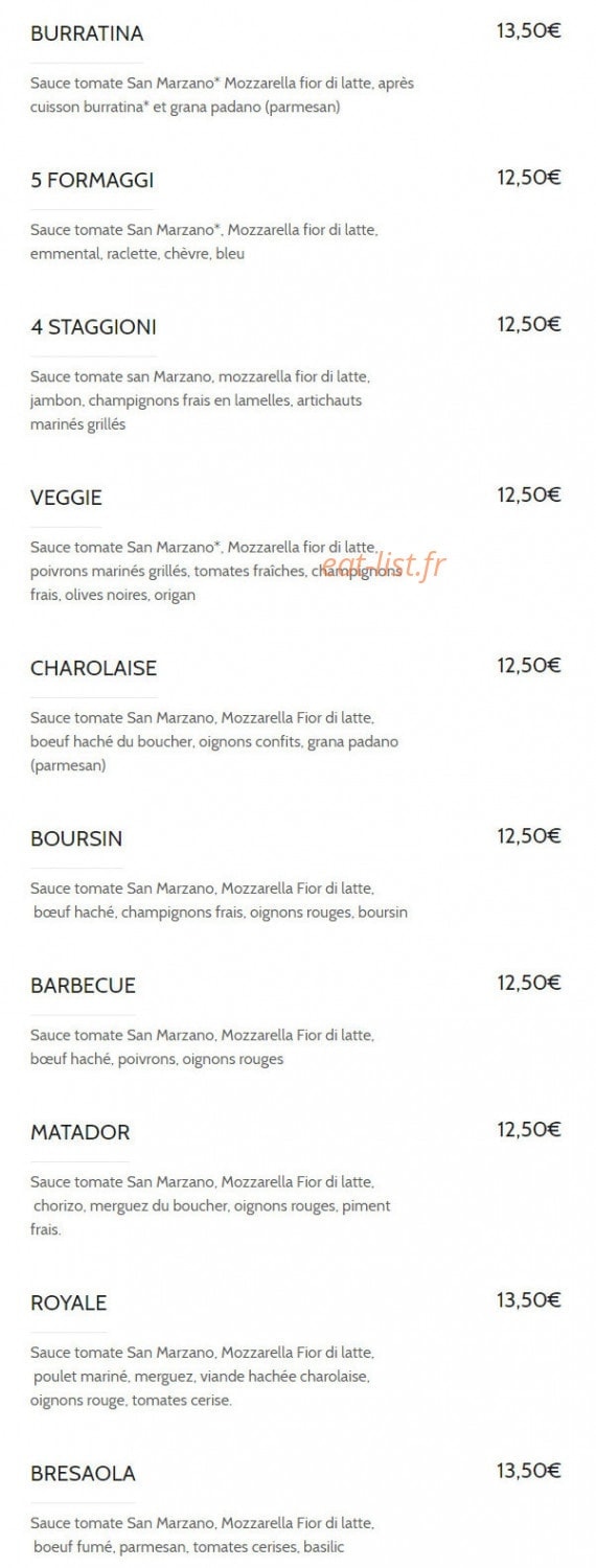 Au feu de bois — carte page 2