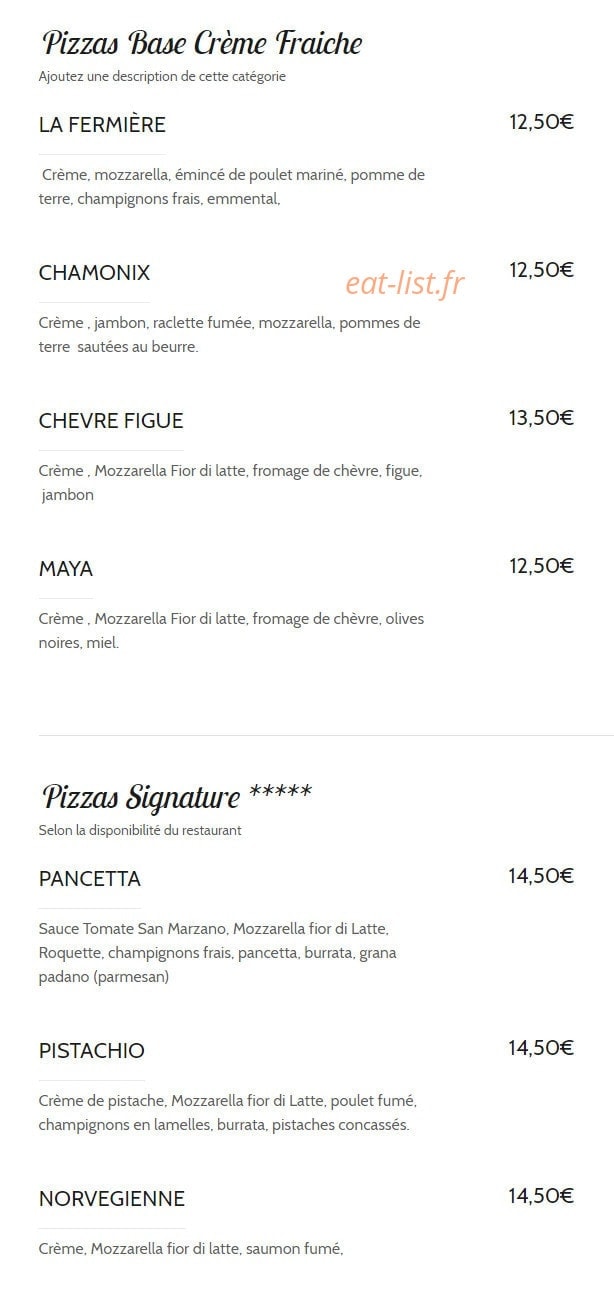 Au feu de bois — carte page 3