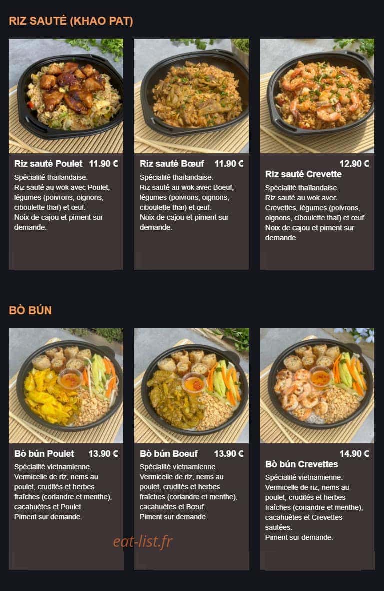 Clic sushi — carte page 2
