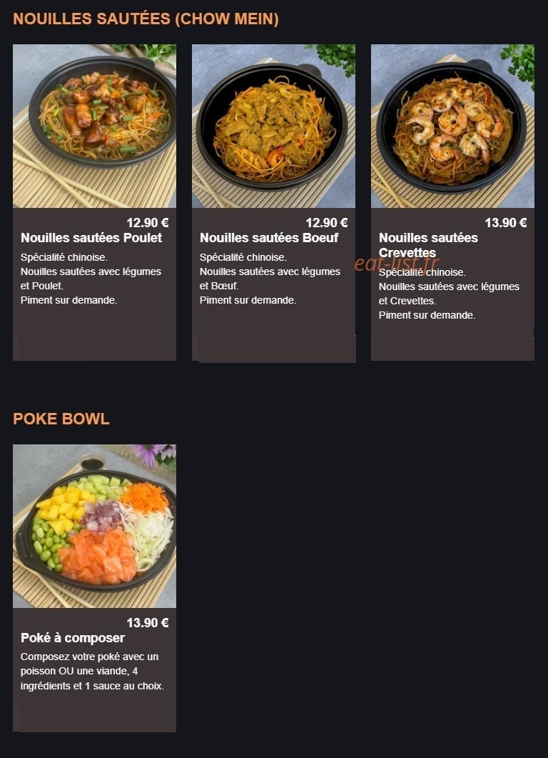 Clic sushi — carte page 4