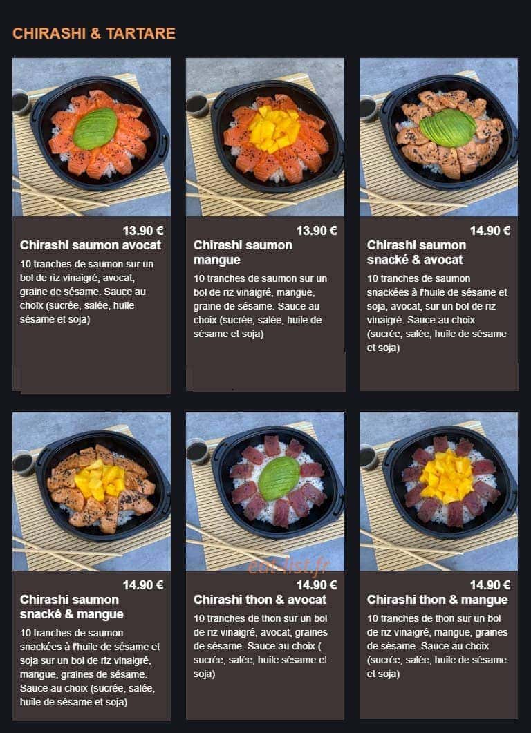 Clic sushi — carte page 7