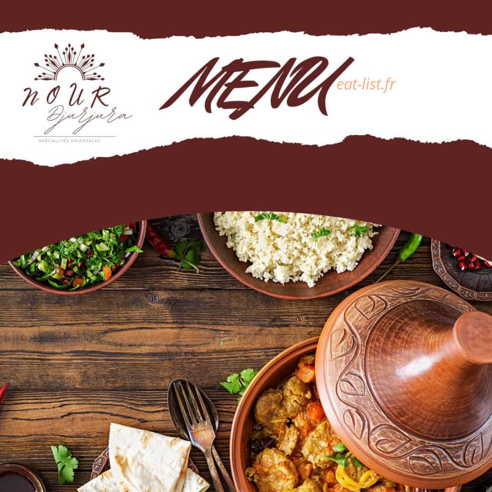 Carte et menu Nour Djurjura Triel-sur-Seine