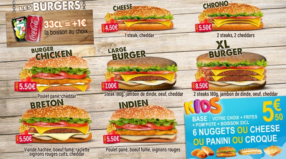 chrono Pizza — carte page 2