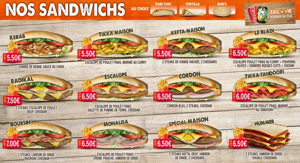 chrono Pizza — carte page 3