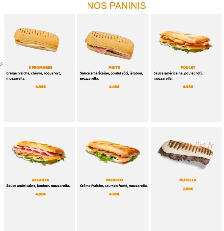 Pizza America — carte page 6