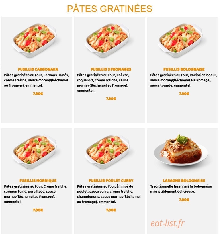 Pizza America — carte page 8