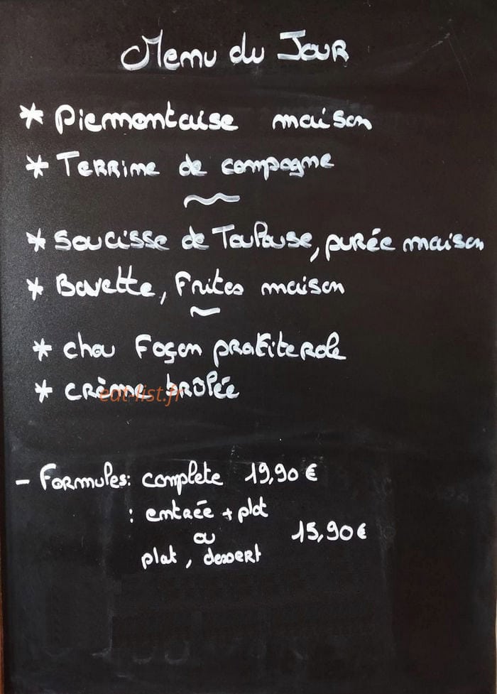 Les Terrasses — carte page 1