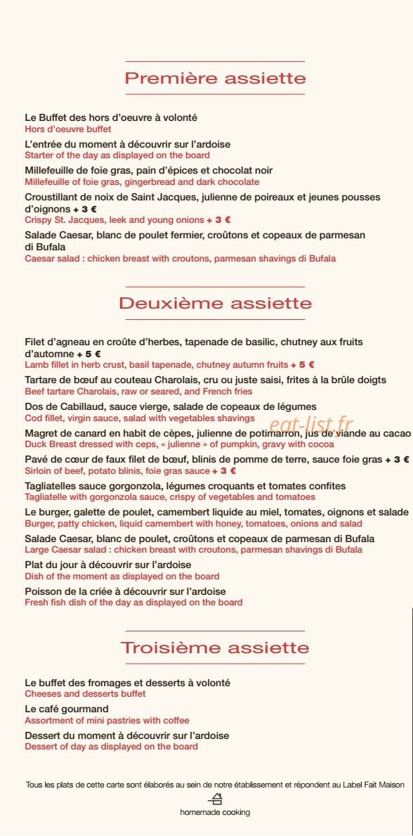 The Hotel Versailles — carte page 3