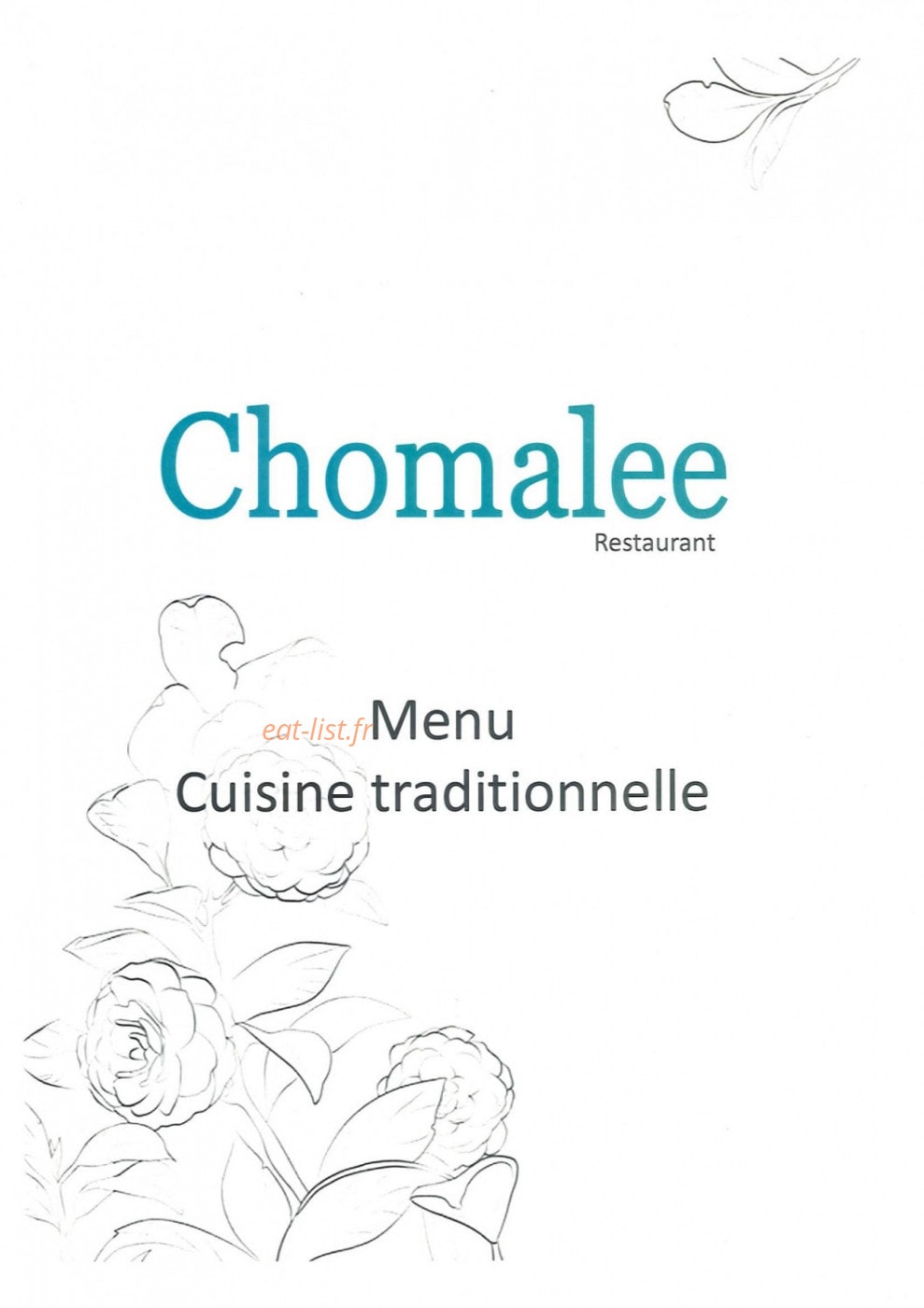 Chomalee — carte page 1