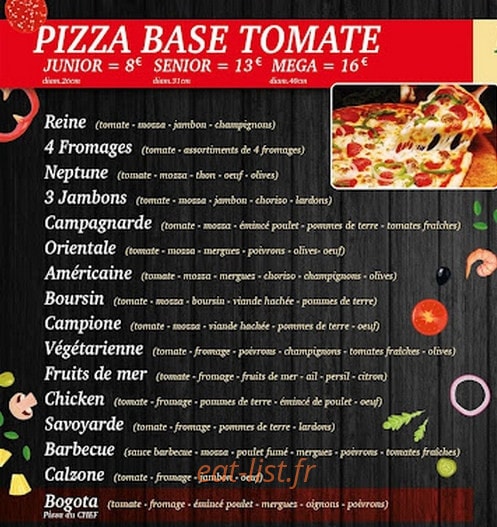 Pizza Solo — carte page 1