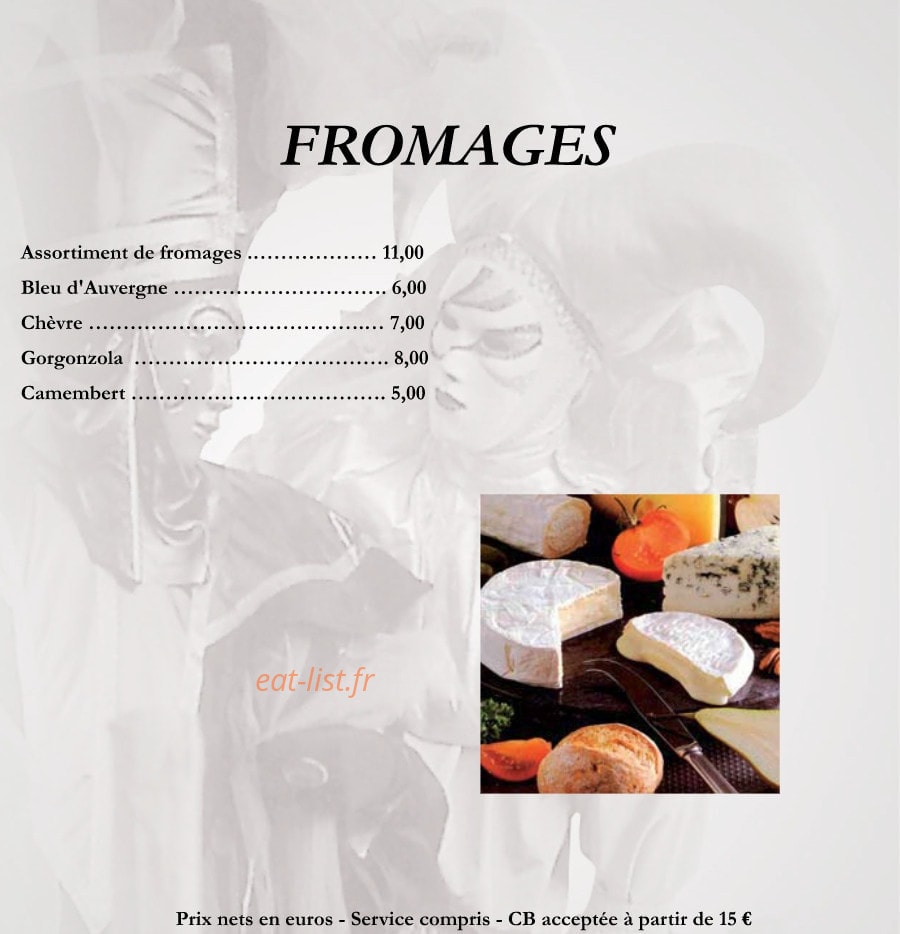 Alexandro Pizzéria — carte page 10