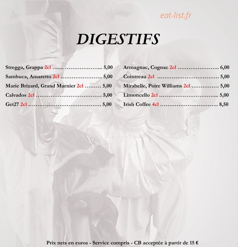Alexandro Pizzéria — carte page 13