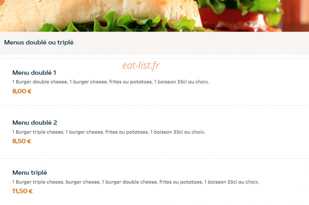 Le Crousty — carte page 1
