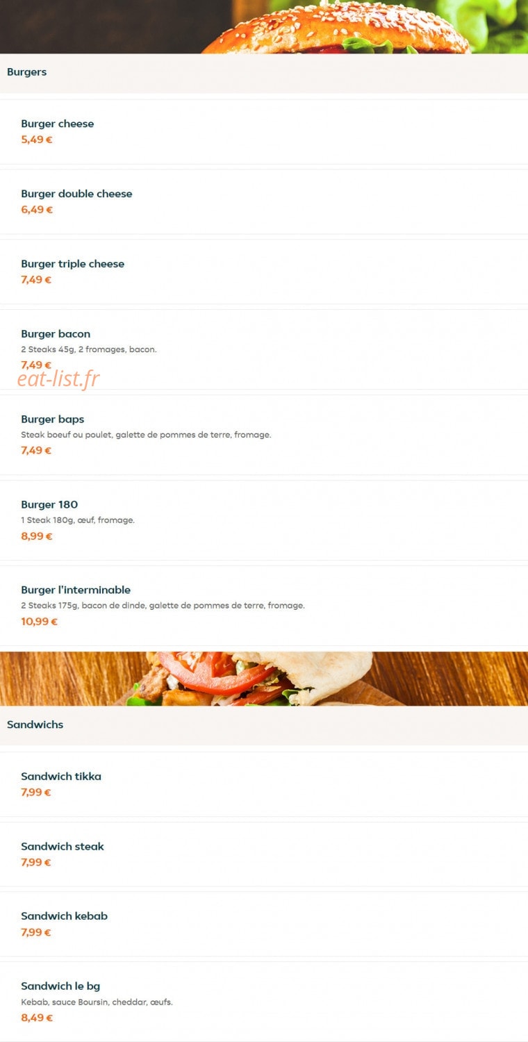 Le Crousty — carte page 9