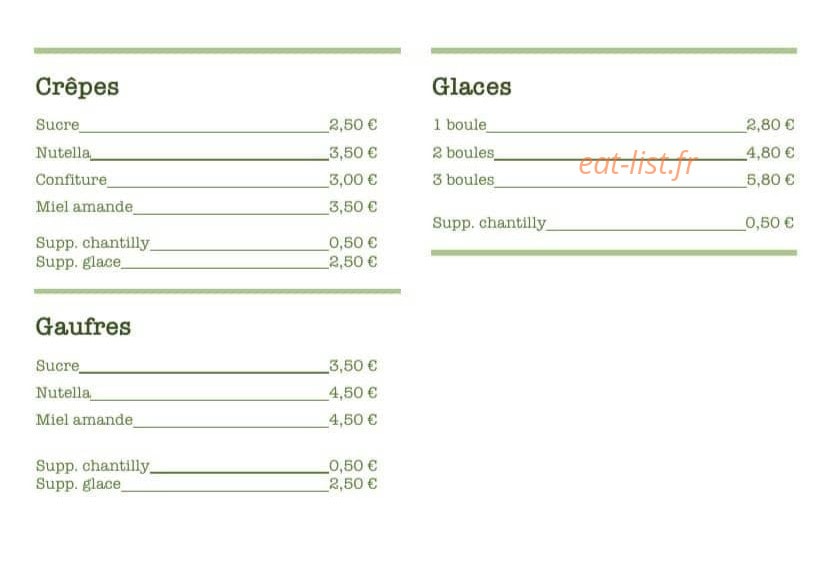 Le Kiosque — carte page 2