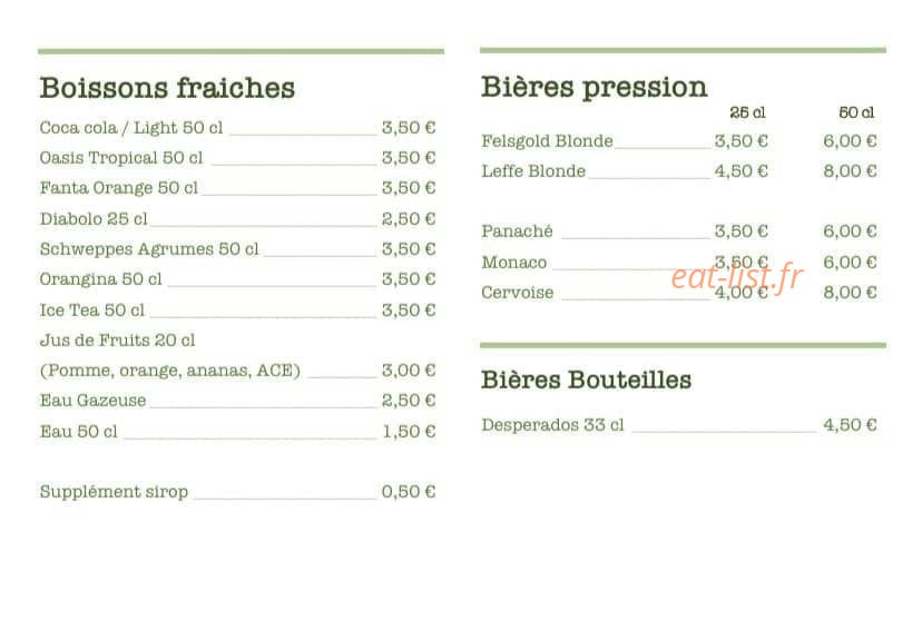 Le Kiosque — carte page 3
